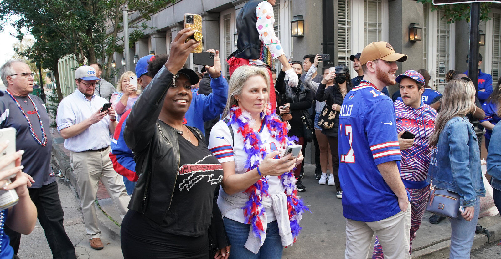 Buffalo Bills packers of NOLA Takeover Parade